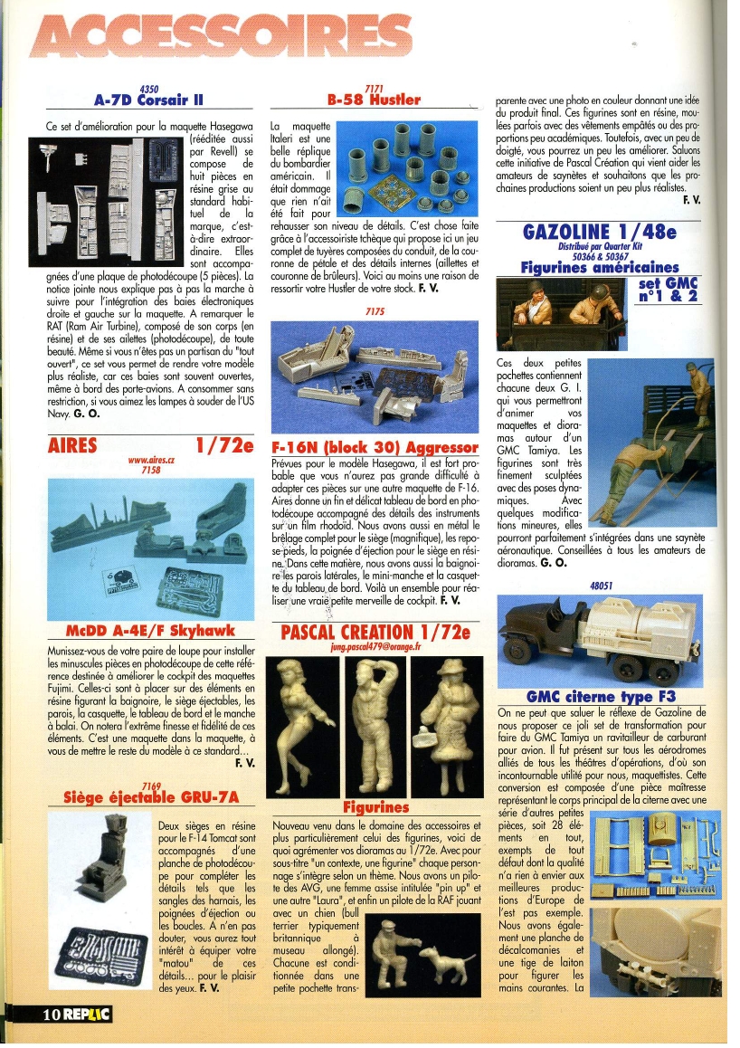 Replic 195 - Seafire, Piper Cub, Vigilante